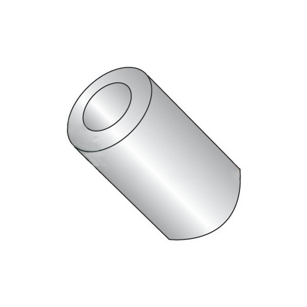 Newport Fasteners Round Spacer, #6 Screw Size, Plain Stainless Steel, 13/16 in Overall Lg, 0.140 in Inside Dia 494590 - main
